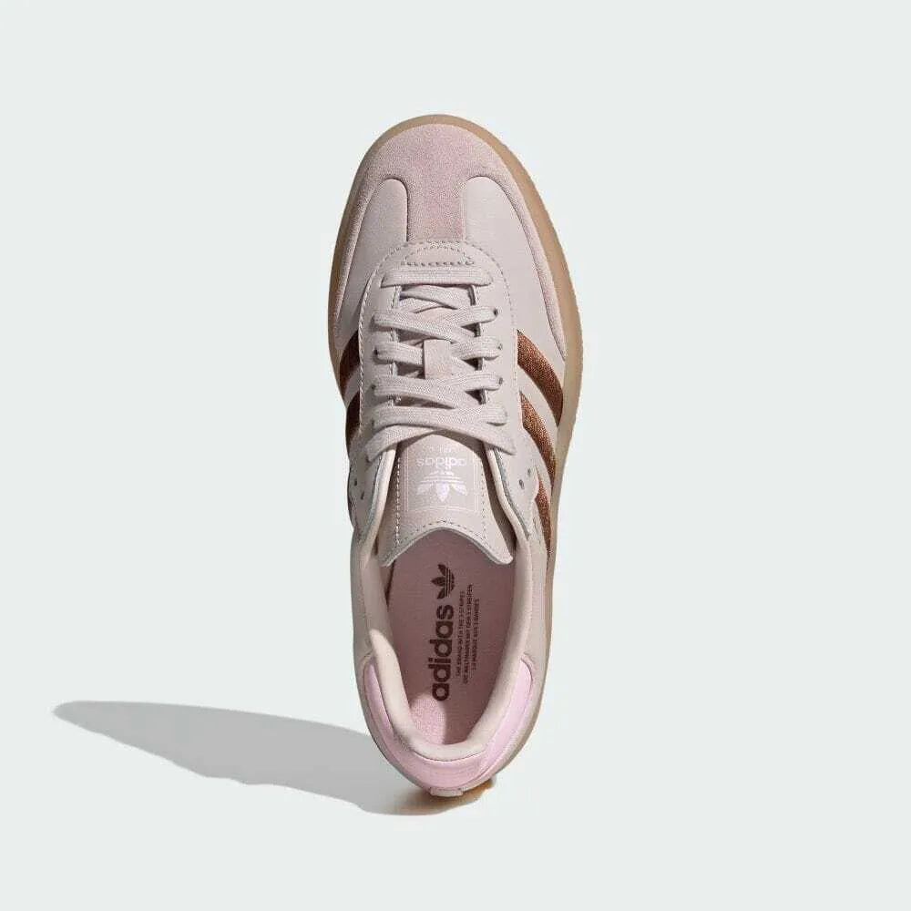 Giày Adidas Samba Vegan Light Pink Brown ID3737 - Ảnh 8
