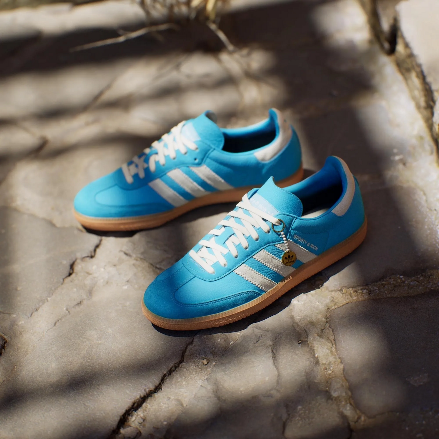 Giày Adidas Sporty & Rich x Samba OG 'Blue Rush' IE6975 - Ảnh 3