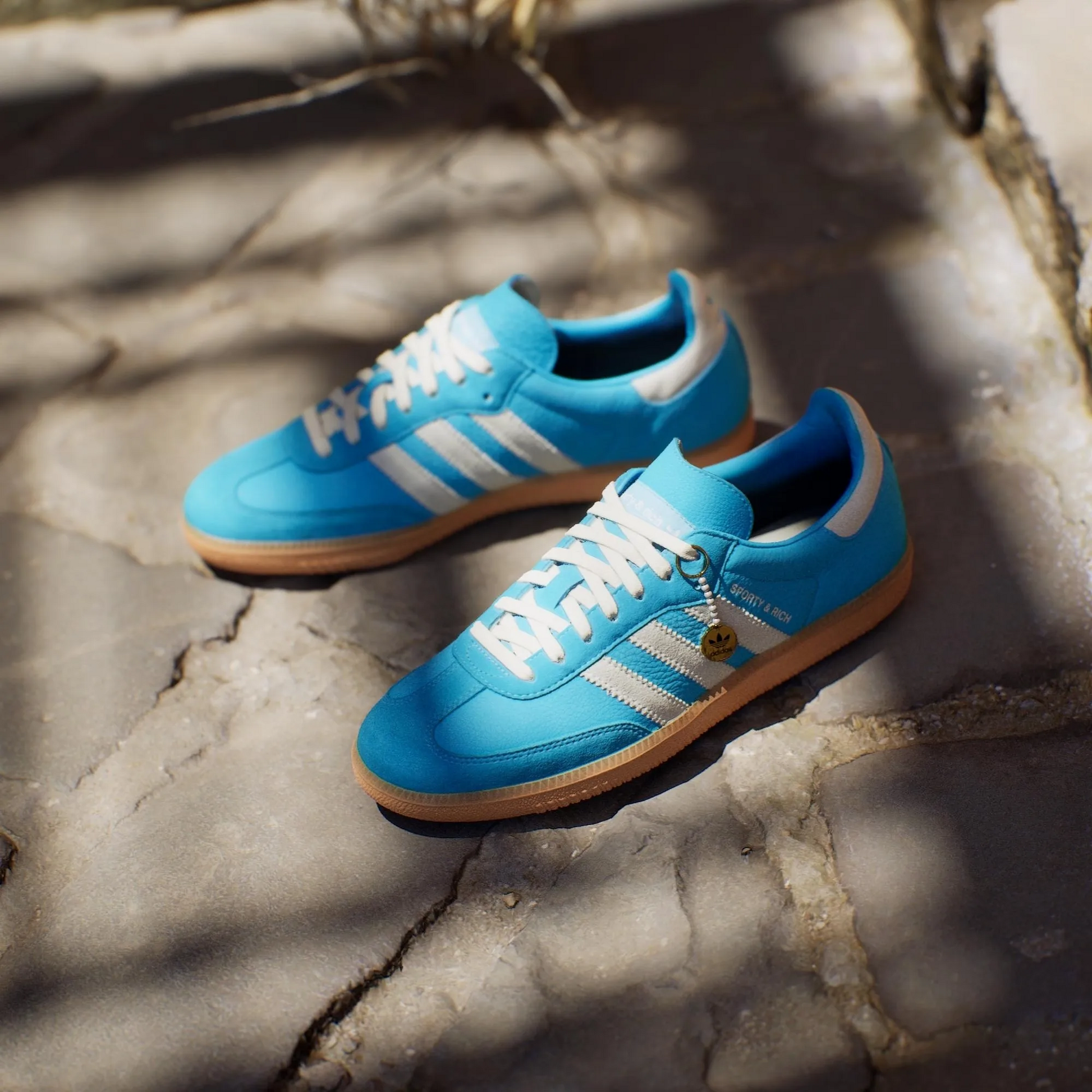 Giày Adidas Sporty & Rich x Samba OG 'Blue Rush' IE6975 - Ảnh 3