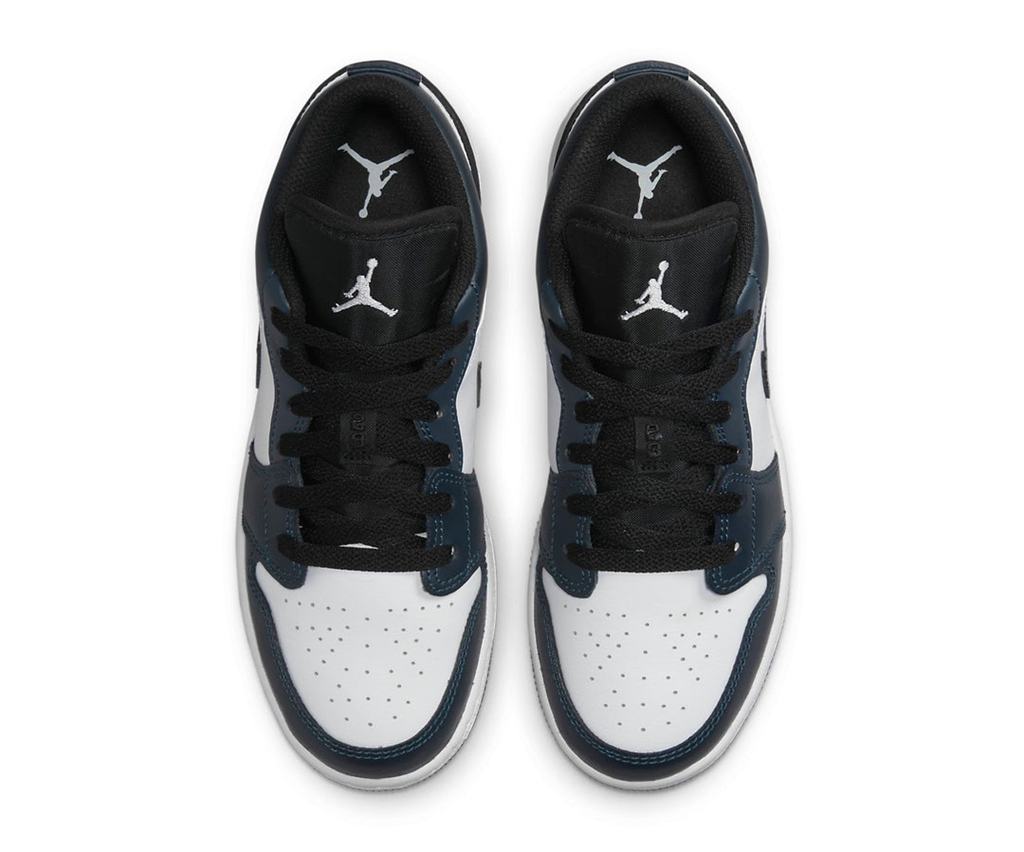 Giày Nike Air Jordan 1 Low GS 'Armory Navy' 553560-411 - Ảnh 7