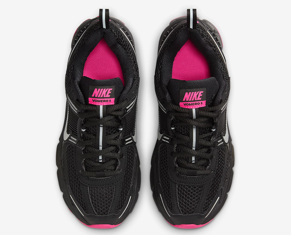 Giày Nike Zoom Vomero 5 GS ‘Black Pink Blast’ HF6998-005 - ảnh 4 | 23TRK