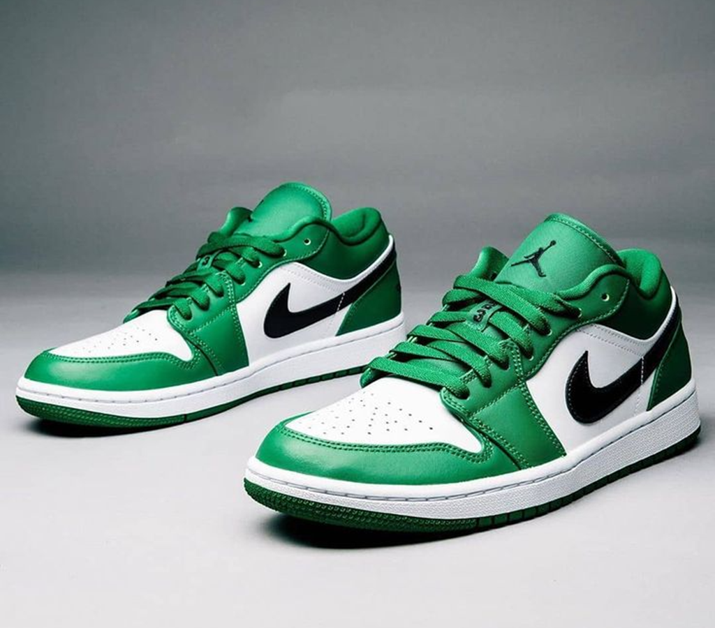Giày Nike Air Jordan 1 Low 'Pine Green' 553558-301 - Ảnh 5
