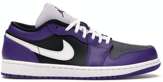 Giày Nike Air Jordan 1 Low GS “Purple Black” 553560-501 - 23trk.com