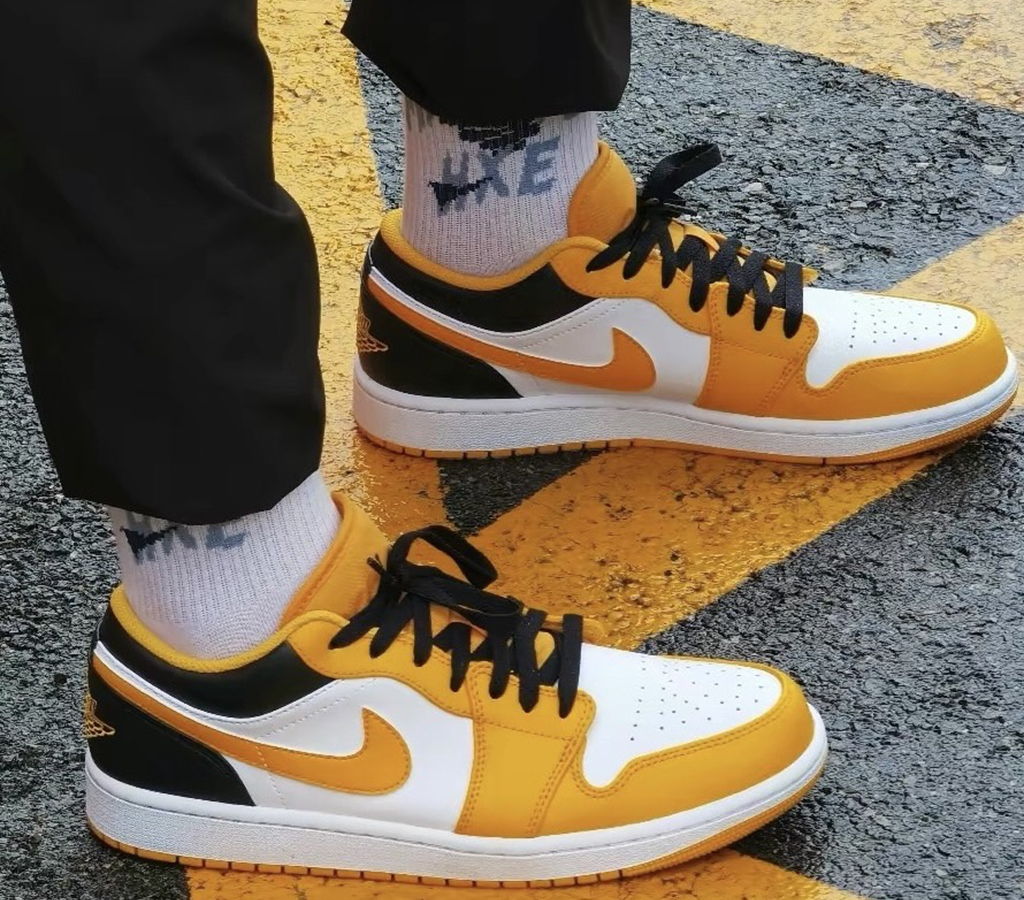 Giày Nike Air Jordan 1 Low 'Taxi' 553558-701 - Ảnh 4