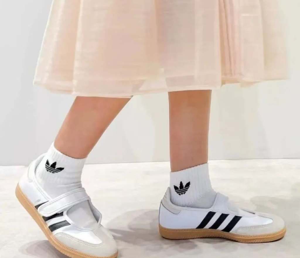 Giày Adidas Samba Jane 'Cloud White' JR1402 - Ảnh 3