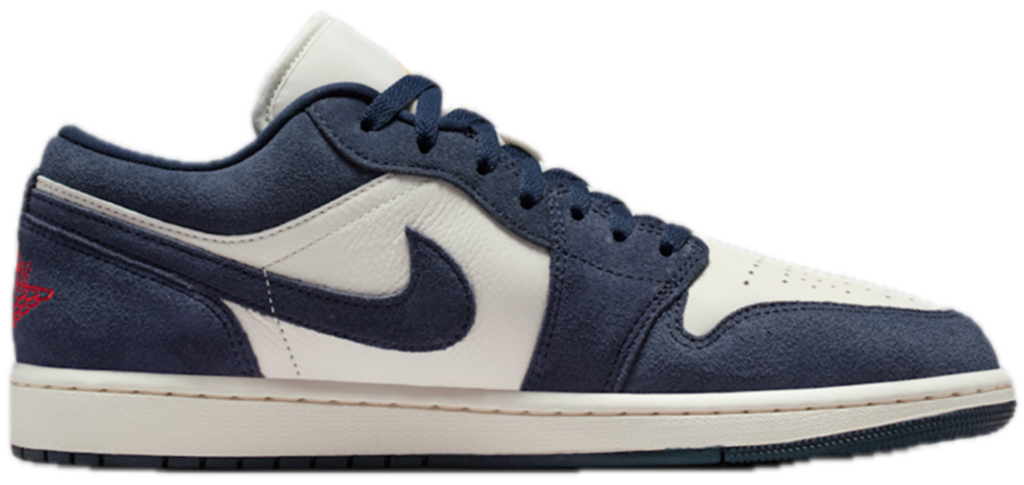 Giày Nike Air Jordan 1 Low ‘Obsidian Suede’ IO7448-400 - 23trk.com