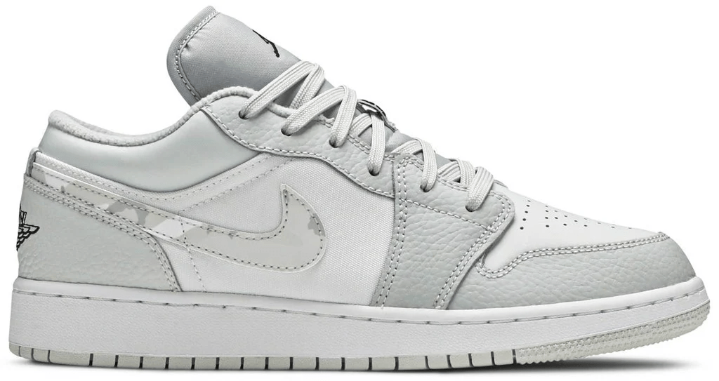 Giày Nike Air Jordan 1 Low SE GS ‘White Camo’ DD3234-100 - 23trk.com