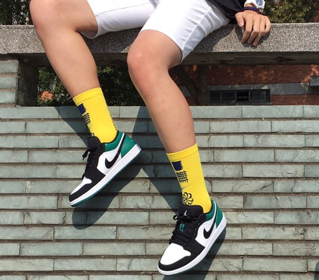 Giày Nike Air Jordan 1 Low 'Mystic Green' 553558-113 - Ảnh 3