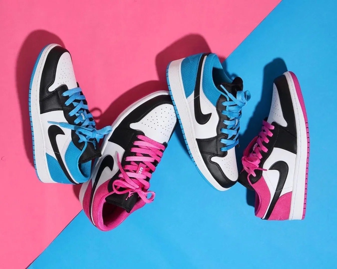 Giày Nike Air Jordan 1 Low 'Laser Blue' (GS) CT1564-004 - Ảnh 6