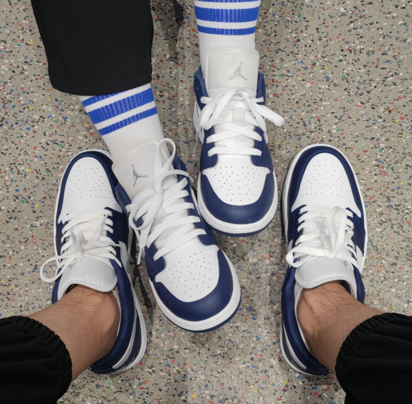 Giày Nike Air Jordan 1 Low ‘Midnight Navy’ 553558-141 - Ảnh 6