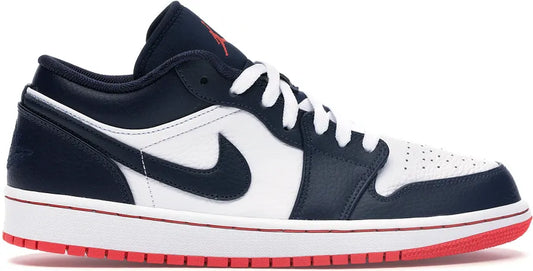 Giày Nike Air Jordan 1 Retro Low ‘Obsidian Ember’ 553558-481 - 23trk.com