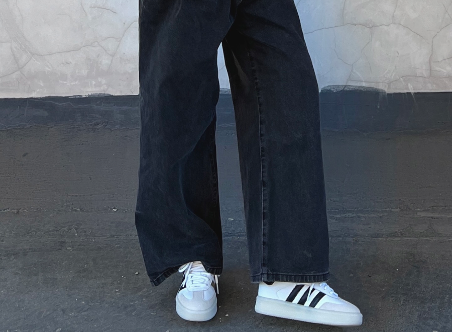 Giày Adidas Su Yiming x Samba XLG 'White Gold Black' IH8643 - Ảnh 3