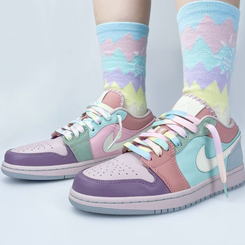 Giày Nike Air Jordan 1 Low SE 'Easter Pastel' DJ5196-615 - Ảnh 3