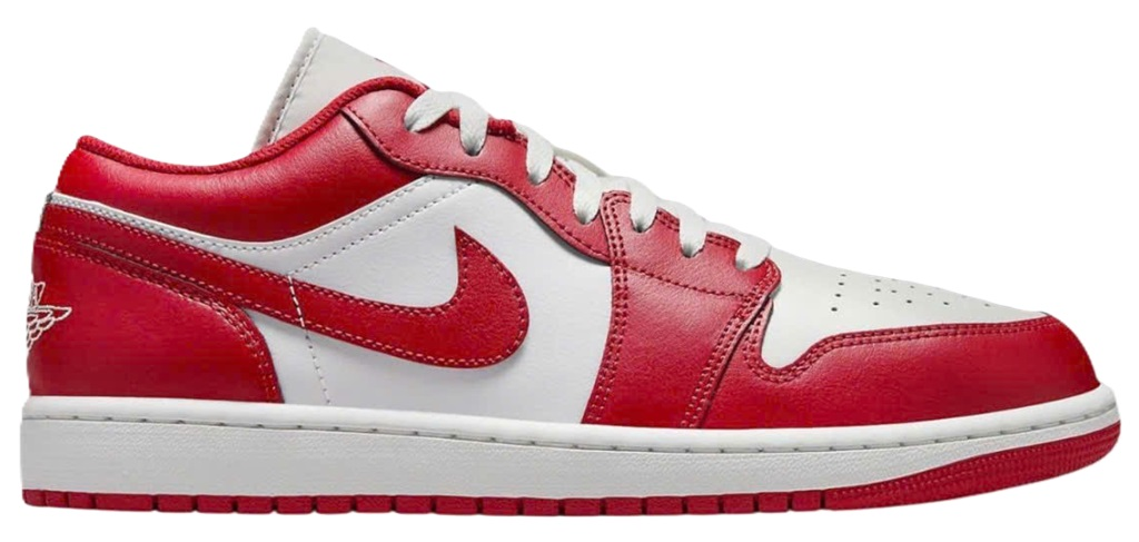 Giày Nike Air Jordan 1 Low ‘Red White’ 553558-166 - 23trk.com
