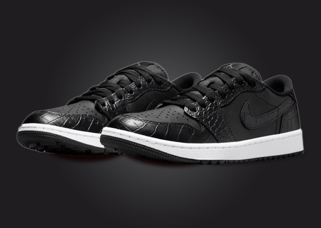 Giày Nike Air Jordan 1 Low Golf 'Black Crocodile' DD9315-003 - Ảnh 3