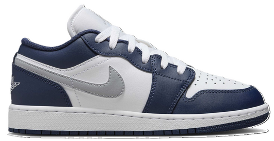 Giày Nike Air Jordan 1 Low ‘Midnight Navy Wolf Grey’ 553560-141 - 23trk.com