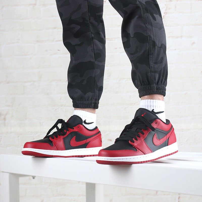 Giày Nike Air Jordan 1 Low 'Reverse Bred' 553558-606 - Ảnh 6