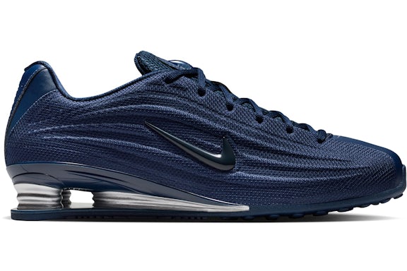 Nike Shox Z Midnight Navy Metallic Silver (Women's)