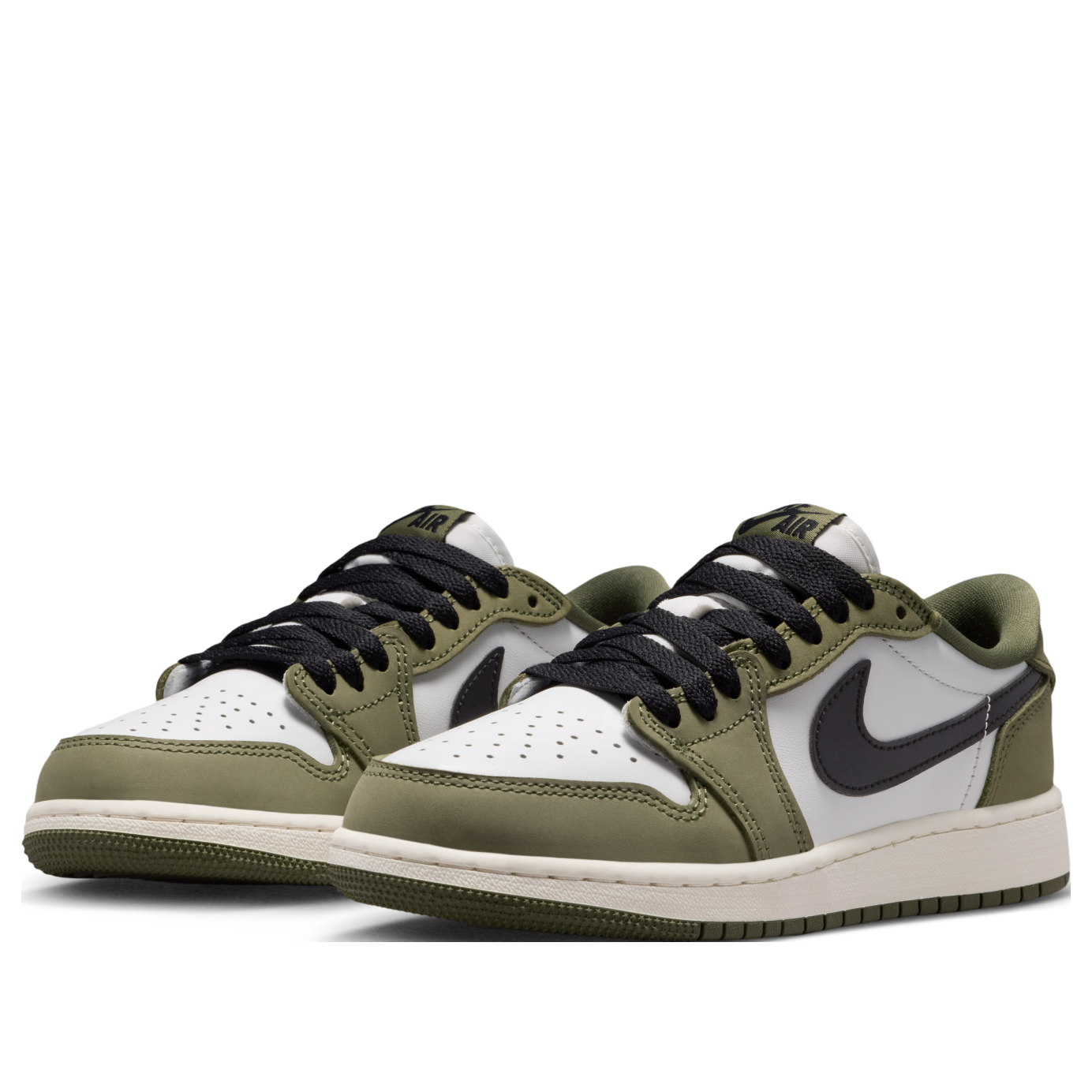 Giày Nike Air Jordan 1 Retro Low OG 'Medium Olive' HQ6999-200 - Ảnh 4
