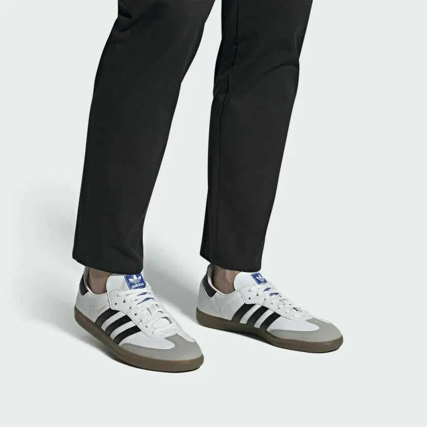 Giày Adidas Samba Vegan 'White Black' H01877 - Ảnh 2