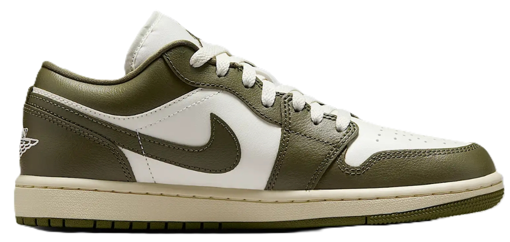 Giày Air Jordan 1 Low WMNS ‘Medium Olive’ DC0774-122 - 23trk.com