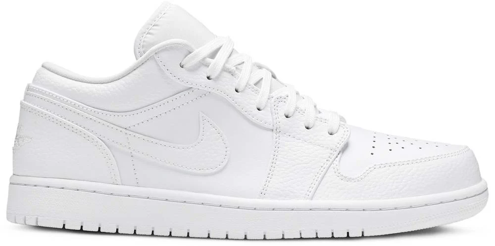 Giày Nike Air Jordan 1 Low ‘Triple White’ 553558-130 - 23trk.com