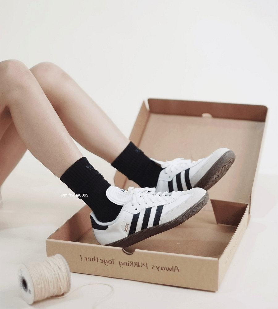 Giày Adidas Samba Classic 'White' 772109 - Ảnh 9