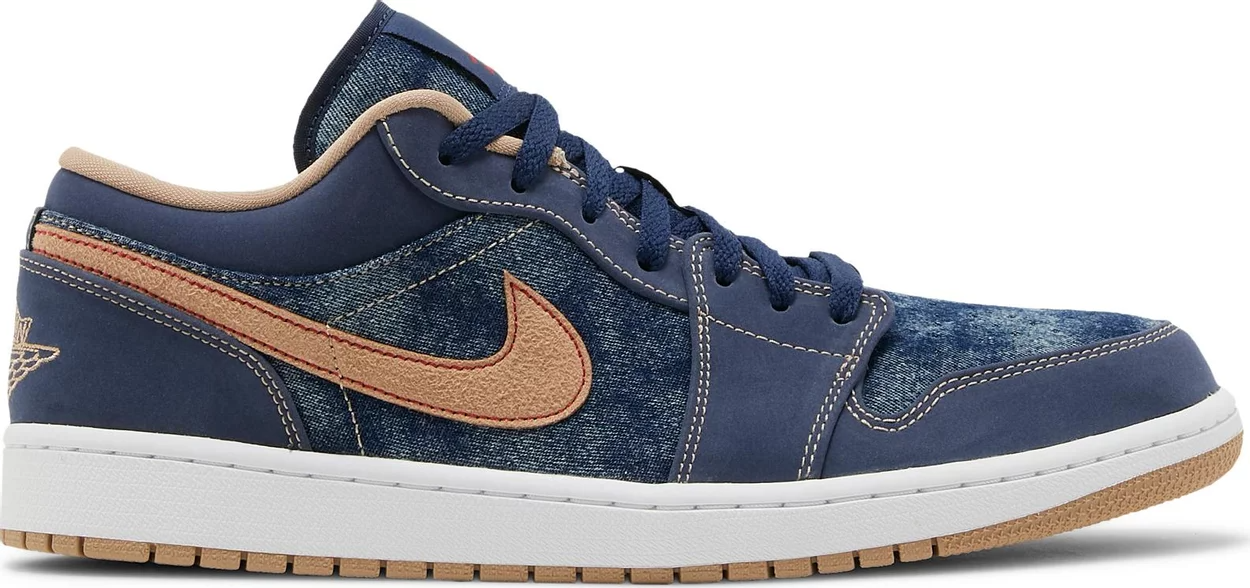 Giày Nike Air Jordan 1 Low SE ‘Denim’ DH1259-400 - 23trk.com