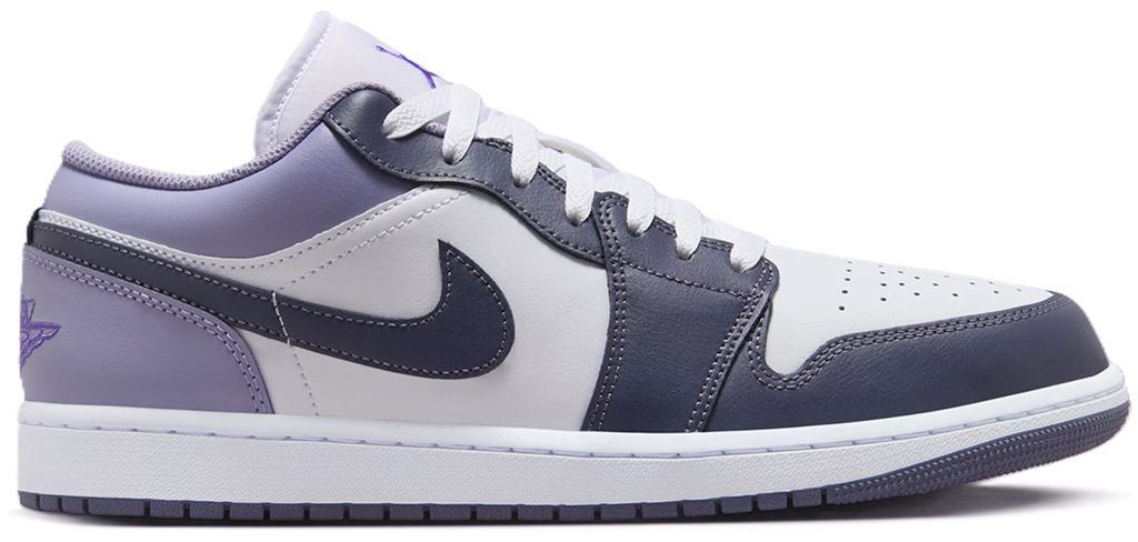 Giày Nike Air Jordan 1 Low ‘Purple White’ 553558-145 - 23trk.com