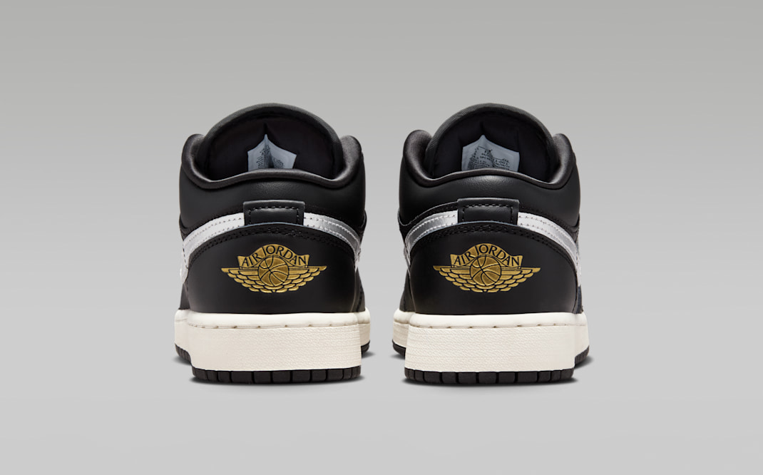 Giày Nike Air Jordan 1 Low SE ‘Black Silver’ FZ3921-001 - Ảnh 4