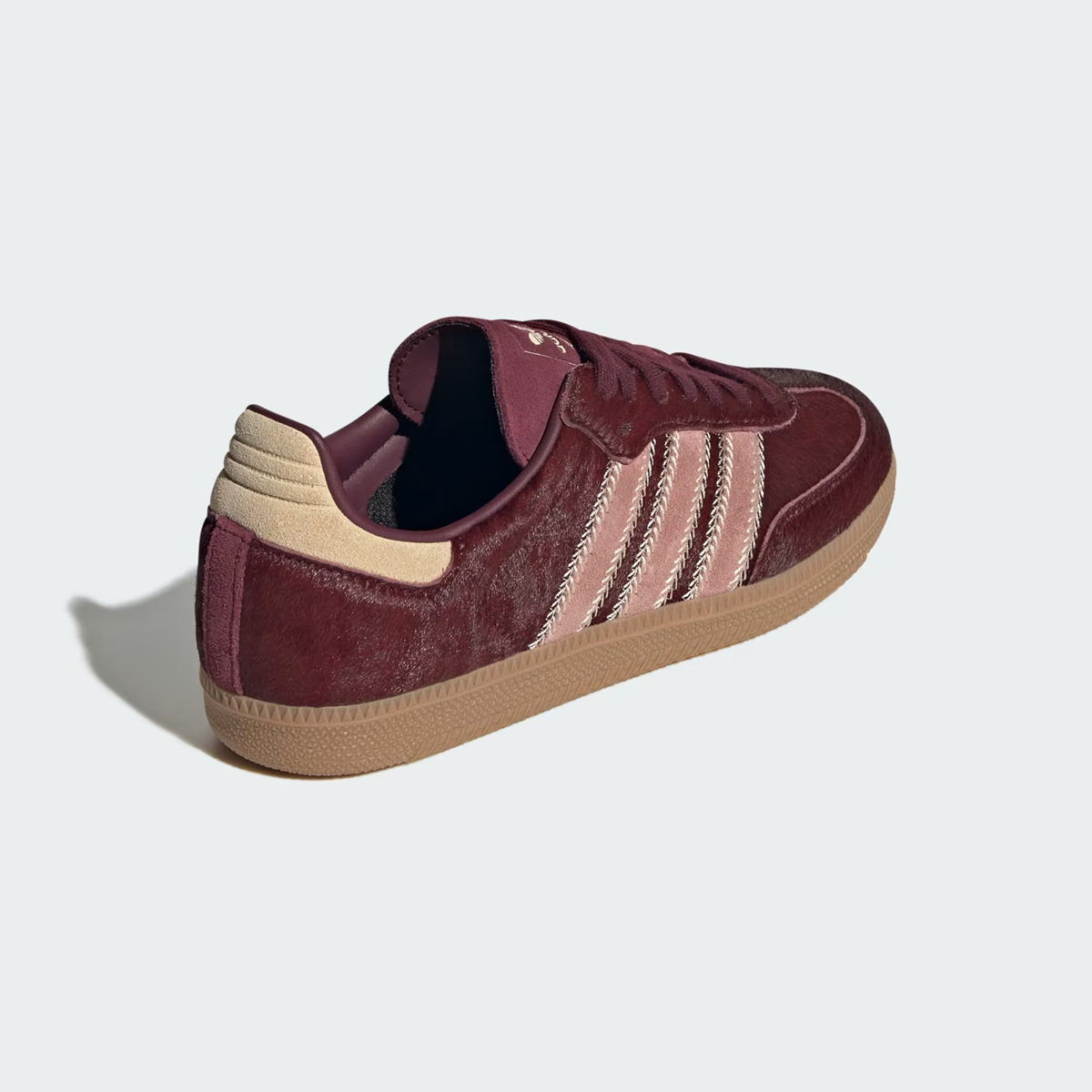 Giày Adidas Samba OG ‘Maroon Sand Strata Pony’ JP5330 - Ảnh 4