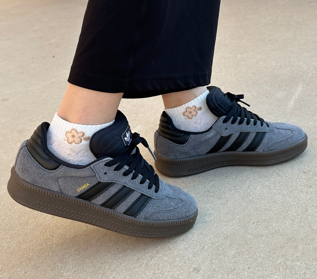 Giày Adidas Samba XLG ‘Grey Black Gum’ ID3201 - Ảnh 5