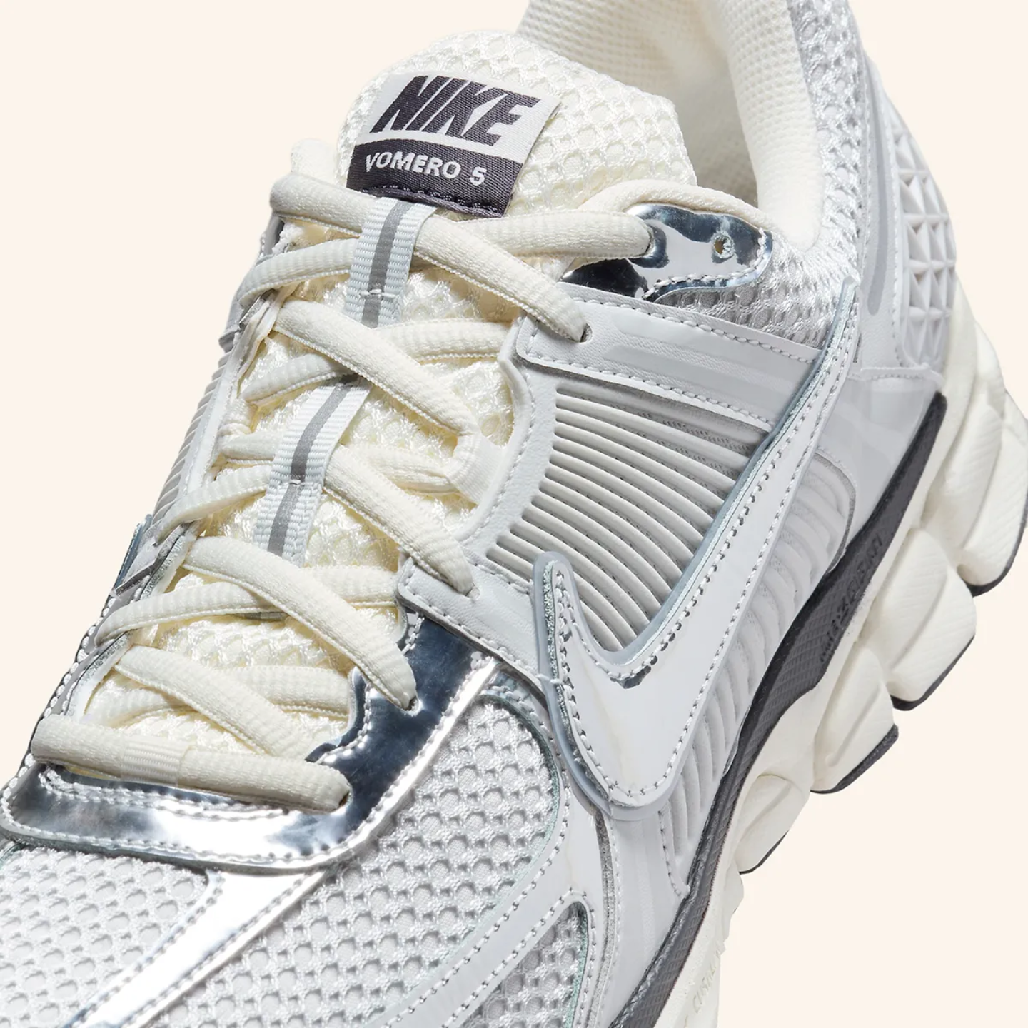 Giày Nike Air Zoom Vomero 5 ‘Chrome’ HJ3758-001 - ảnh 6 | 23TRK