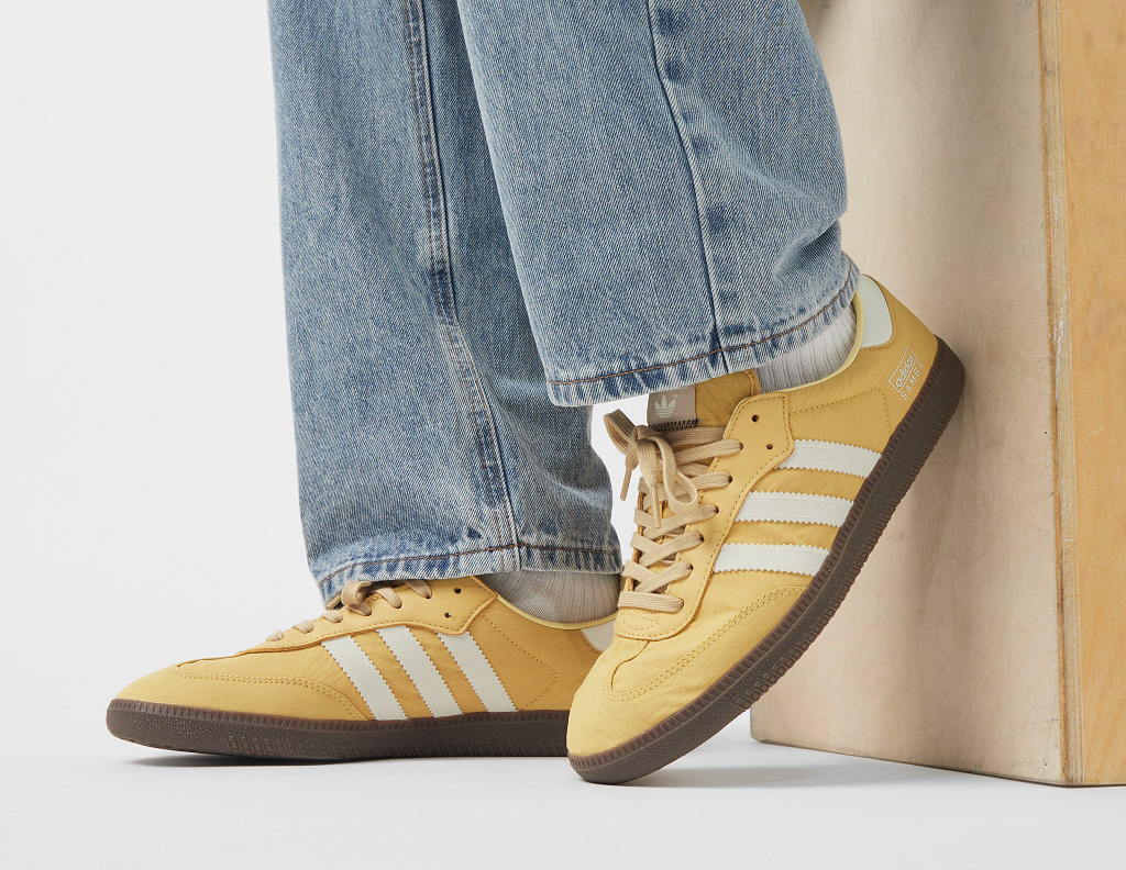 Giày Adidas Samba OG Reflective Nylon Oat IG6170 - Ảnh 5