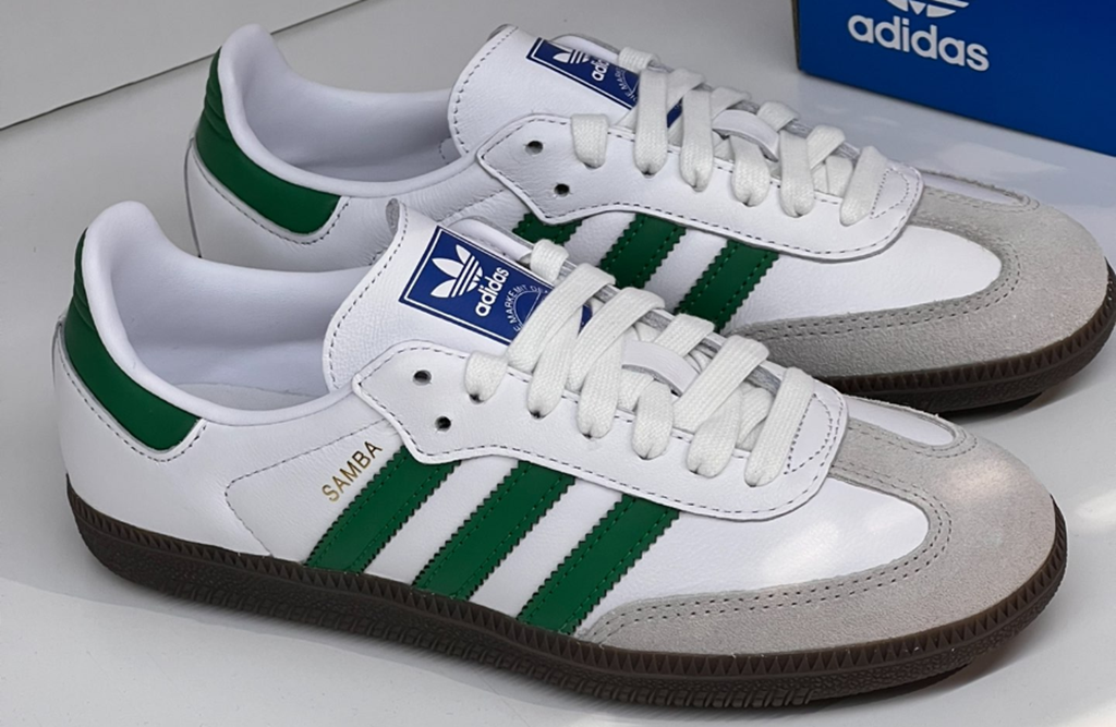 Giày Adidas Samba OG 'White Green' IG1024 - Ảnh 4