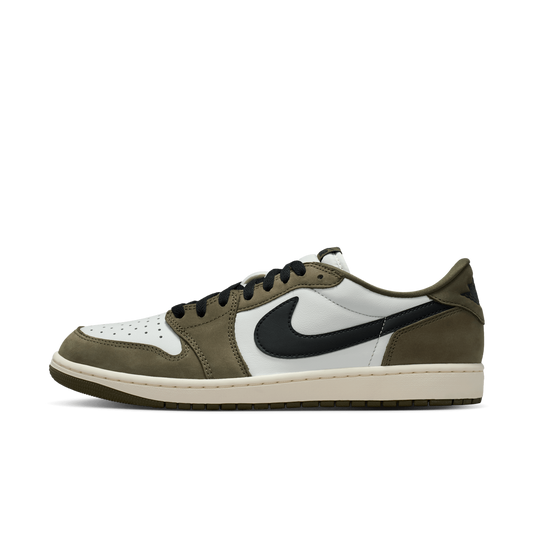 Giày Nike Air Jordan 1 Retro Low OG 'Medium Olive' HQ6998-200 - Ảnh 2