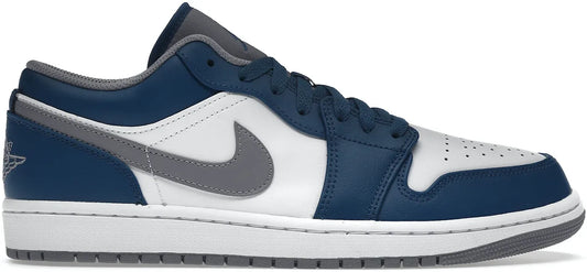 Giày Nike Air Jordan 1 Low ‘True Blue Cement’ 553558-412 - 23trk.com