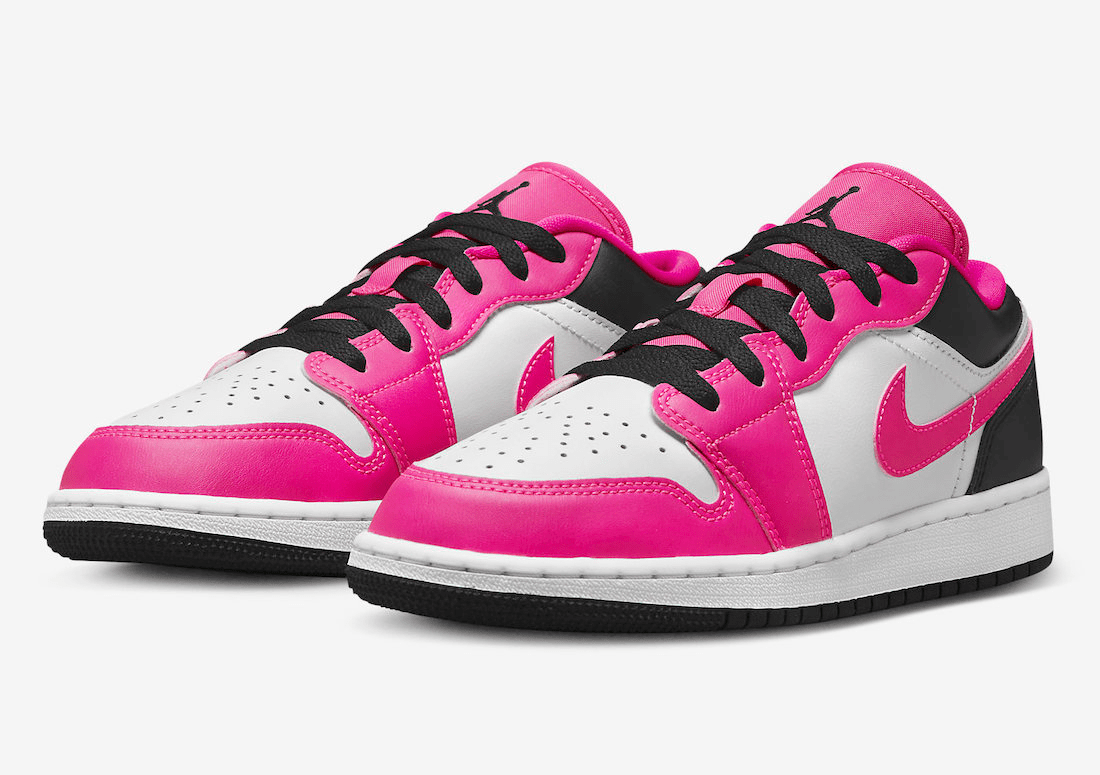 Giày Nike Jordan 1 Low GS 'Fierce Pink' DZ5365-601 - Ảnh 2