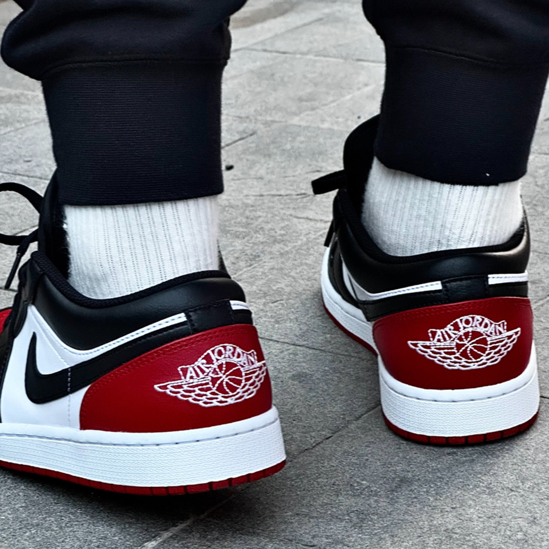 Giày Nike Air Jordan 1 Low ‘Bred Toe’ 553558-161 - Ảnh 3