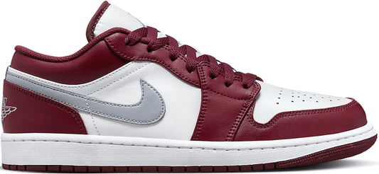 Giày Nike Air Jordan 1 Low ‘White Bordeaux’ 553558-615 - 23trk.com