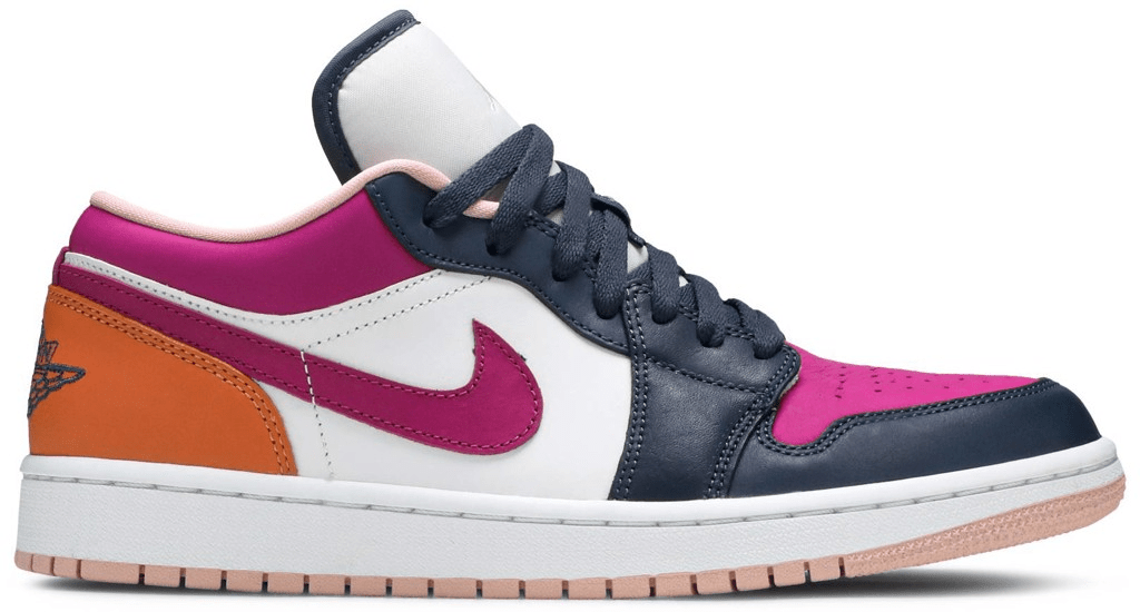 Giày Nike Air Jordan 1 Low ‘Mismatched Magenta’ DJ4342-400 - 23trk.com