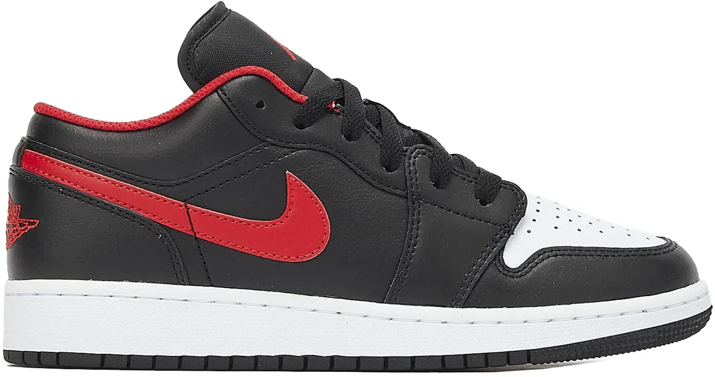 Giày Nike Air Jordan 1 Low GS ‘Black Fire Red’ 553560-063 - 23trk.com