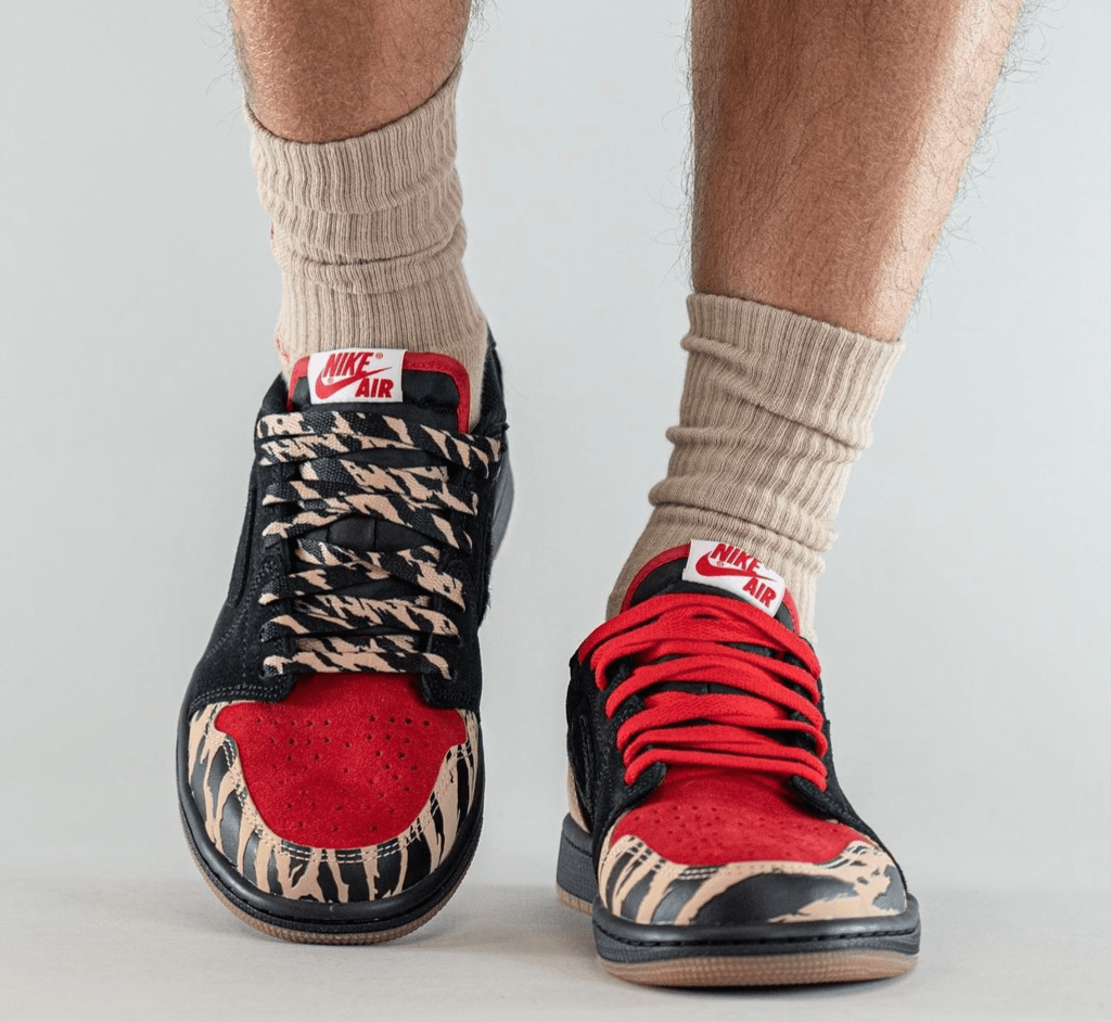 Giày Nike SoleFly x Air Jordan 1 Low Retro OG SP 'Everglades' DN3400-001 - Ảnh 3