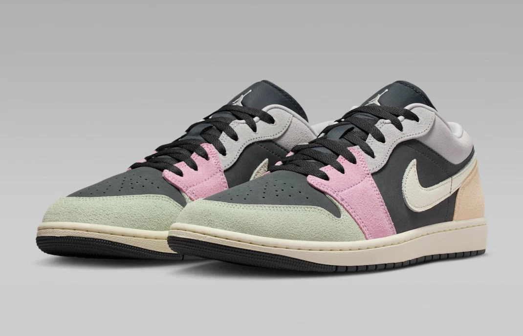 Giày Nike Air Jordan 1 Low SE ‘Grey Pink’ IB7109-004 - Ảnh 2