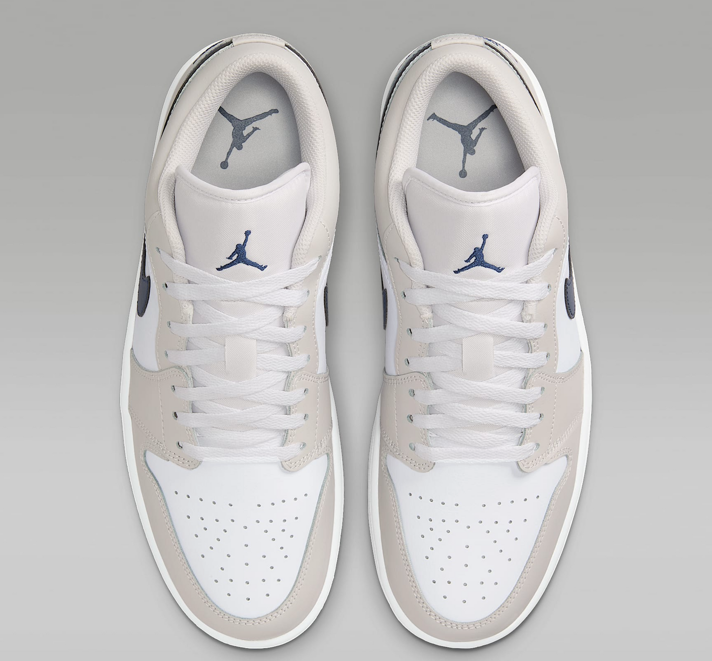 Giày Nike Air Jordan 1 Low ‘Georgetown’ 553558-146 - Ảnh 7