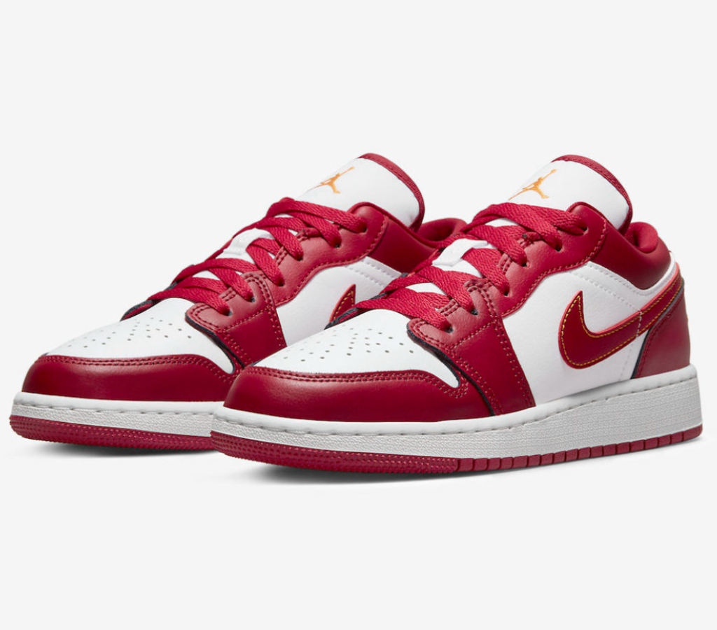 Giày Nike Jordan 1 Low Cardinal Red 553560-607 - Ảnh 5