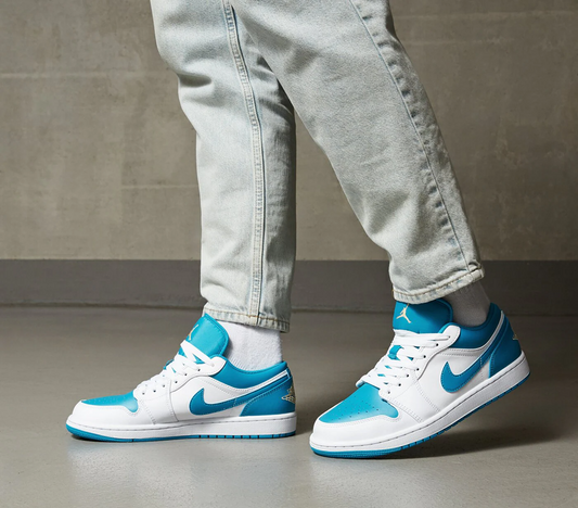 Giày Nike Air Jordan 1 Low 'Aquatone' 553558-174 - Ảnh 2