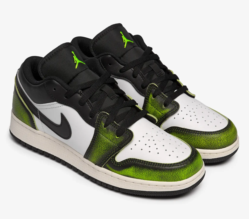 Giày Nike Air Jordan 1 Low 'White Black Green' DO8244-003 - Ảnh 5