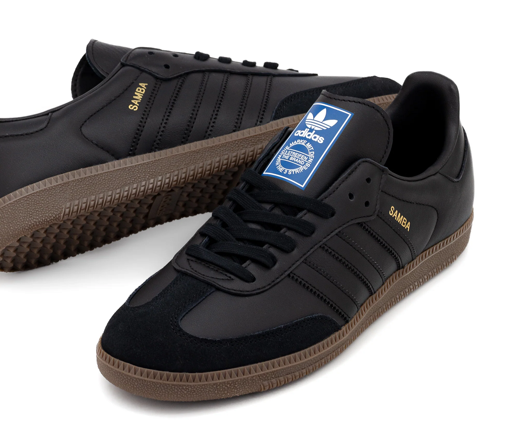 Giày Adidas Samba OG "Core Black & Gum" IE3438 - Ảnh 4