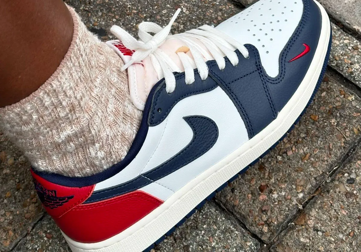 Giày Nike Air Jordan 1 Retro Low OG 'Howard University' HQ2993-100 - Ảnh 2